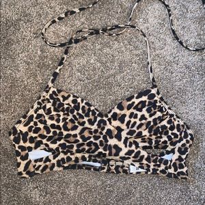 Vs Pink halter bikini top